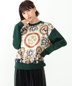 〈UNISEX〉 mmts /  スカーフ柄 プルオーバー