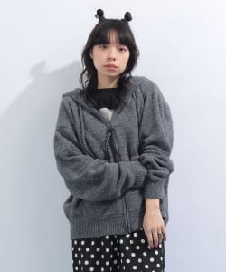 ふわもこ 猫耳 ニット パーカー