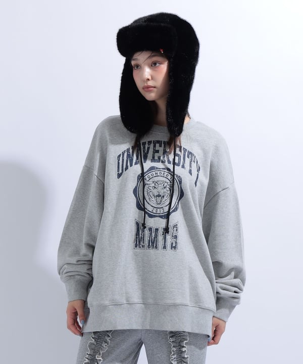 カレッジ スウェット Model : H163 B85 W58 H92　Size : L