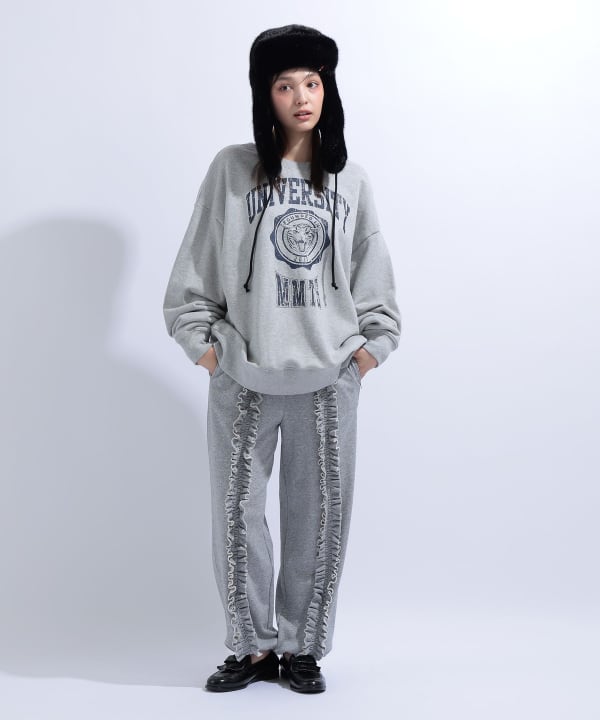 カレッジ スウェット Model : H163 B85 W58 H92　Size : L