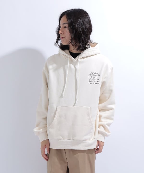 メッセージ パーカー BEAMS STAFF : H170　Size : L