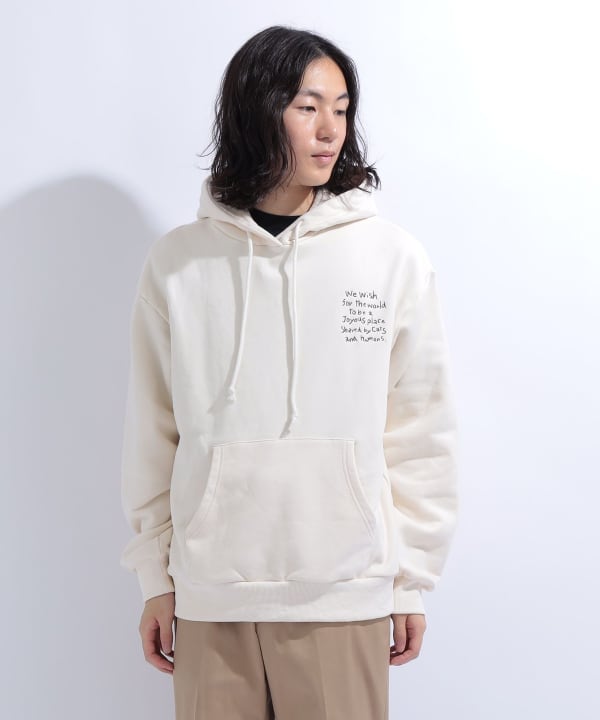 メッセージ パーカー BEAMS STAFF : H170　Size : L