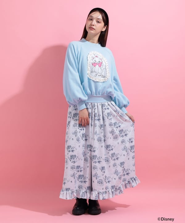 おしゃれキャット  / スウェット Model : H163 B85 W58 H92　Size : ONE SIZE
