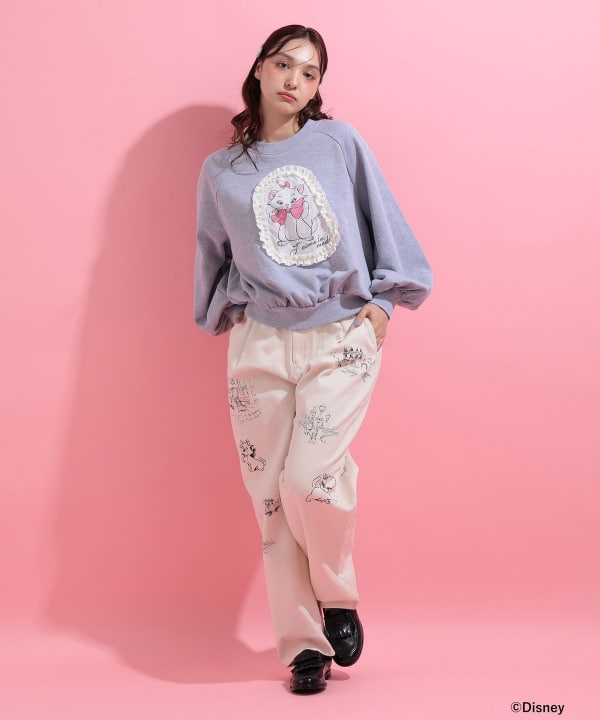 おしゃれキャット  / スウェット Model : H163 B85 W58 H92　Size : ONE SIZE
