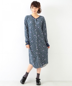 mmts / 花と猫 ワッフル カーディガン