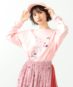 〈UNISEX〉 mmts / 猫サーカス ロングTシャツ