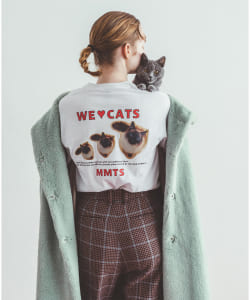 〈UNISEX〉mmts / LOVE CATS ロングスリーブＴシャツ