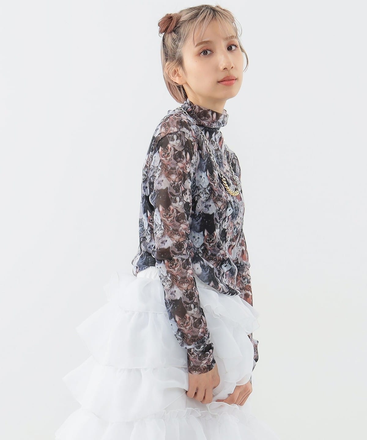 Geometric pattern】Sleeve design - Balletwear brand unoa