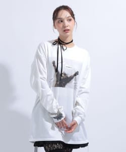 【+10%ポイントUP】【COLLABORATION】清水奈緒 / HAPPY デコ ロングTシャツ