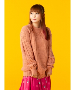 〈UNISEX〉mmts / 猫フィッシャーマン ニット