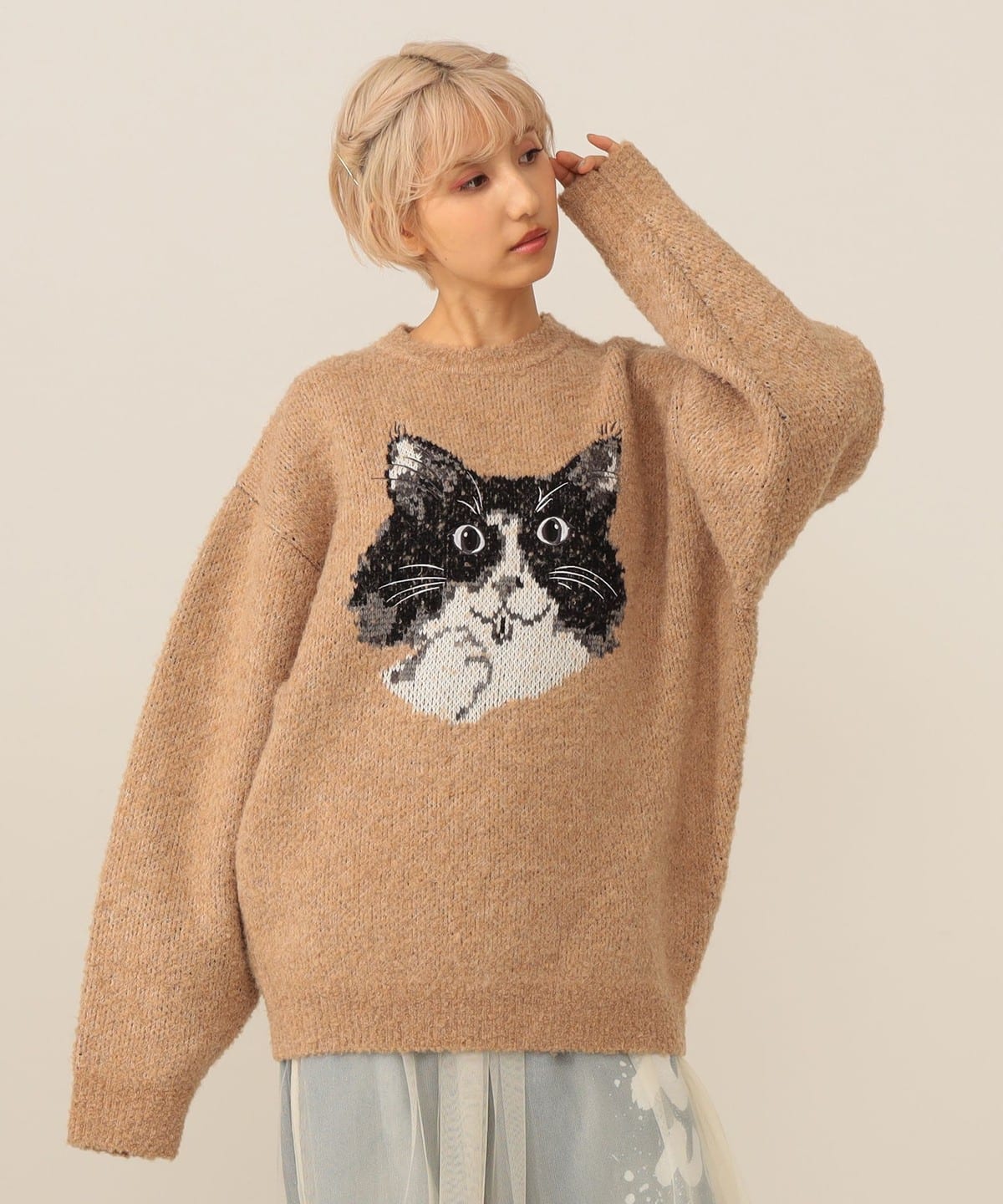 【COLLABORATION】9456 / ニット トップス WOMEN mocha M 【COLLABORATION】9456 / ニット トップス WOMEN mocha M