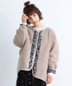 〈UNISEX〉mmts / 猫カモフラージュ リバーシブル ブルゾン
