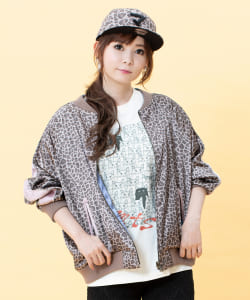 〈UNISEX〉 mmts / レオパード リバーシブル ブルゾン