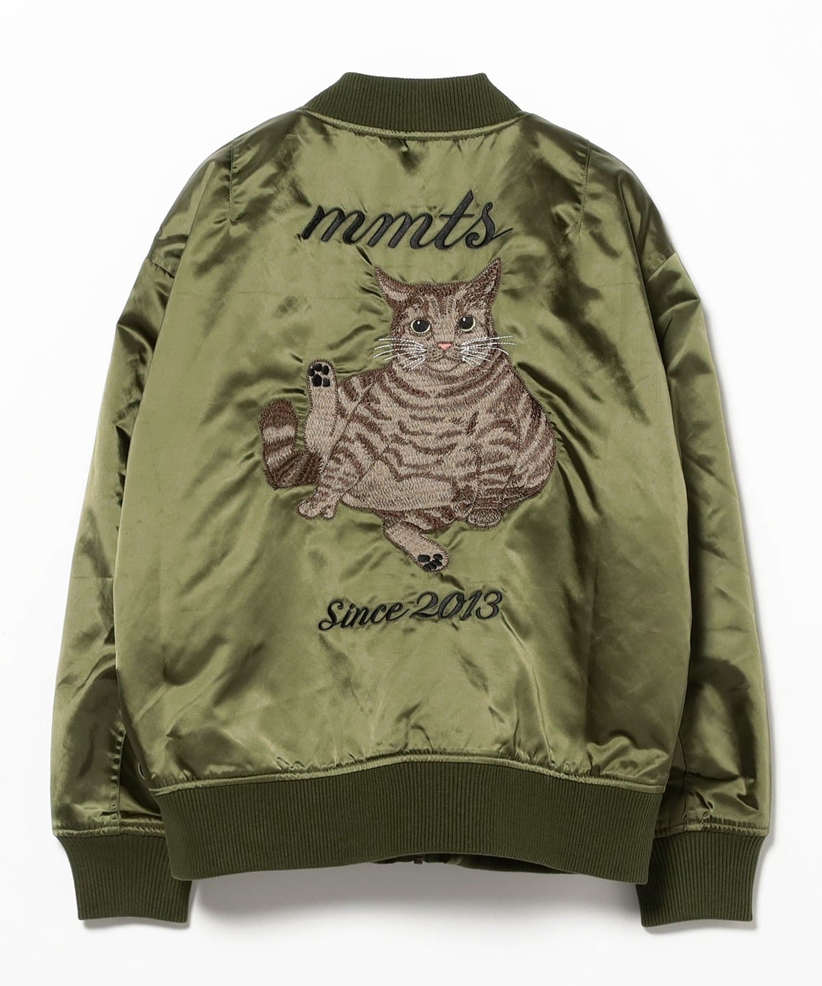 【新品未使用】mmts 猫　リバーシブルブルゾン ヒョウ柄　マミタス mmts（マミタス）マミタスさま刺繍 リバーシブル ブルゾン（ブルゾン