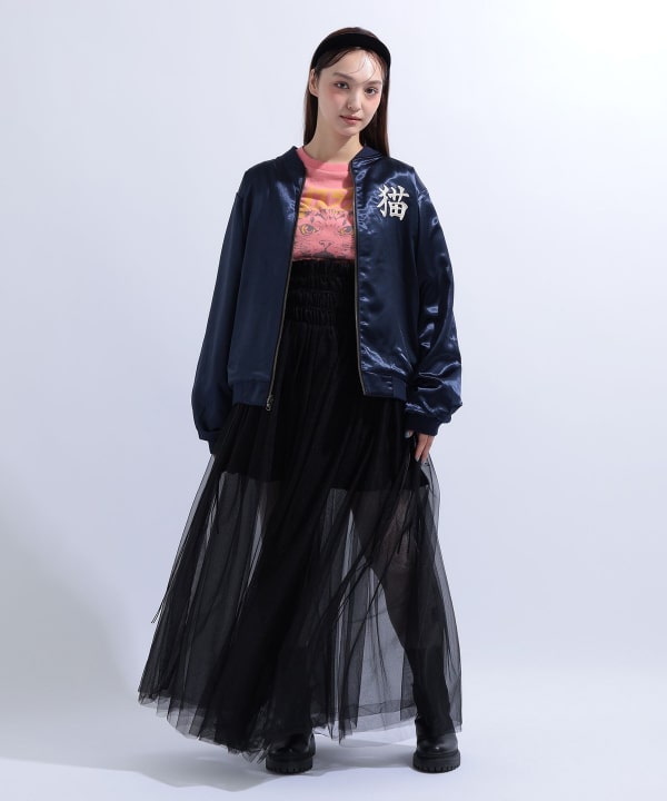 HISS リバーシブル スカジャン Model : H163 B85 W58 H92　Size : L