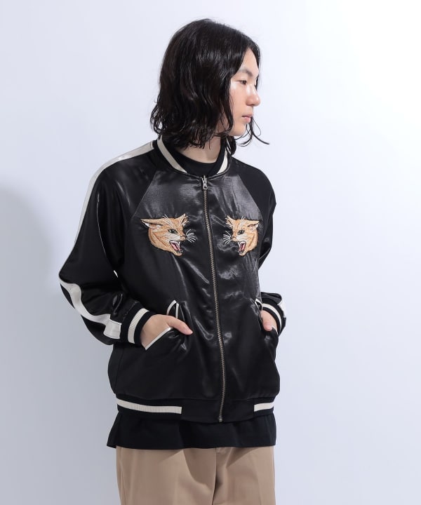 HISS リバーシブル スカジャン BEAMS STAFF : H170　Size : L
