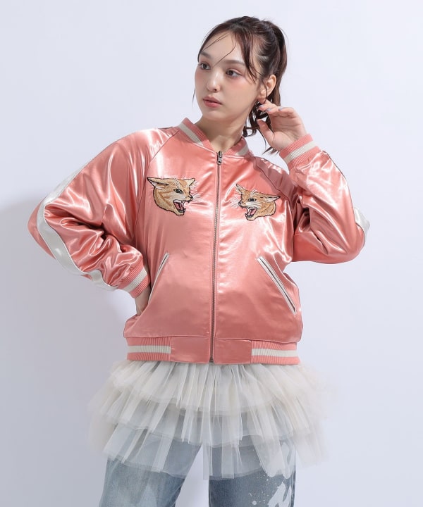 HISS リバーシブル スカジャン Model : H163 B85 W58 H92　Size : M