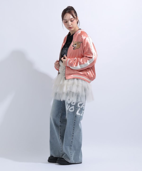 HISS リバーシブル スカジャン Model : H163 B85 W58 H92　Size : M