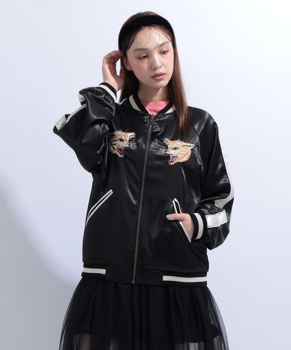 HISS リバーシブル スカジャン Model : H163 B85 W58 H92　Size : L