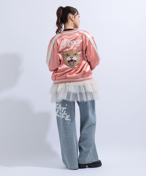 HISS リバーシブル スカジャン Model : H163 B85 W58 H92　Size : M