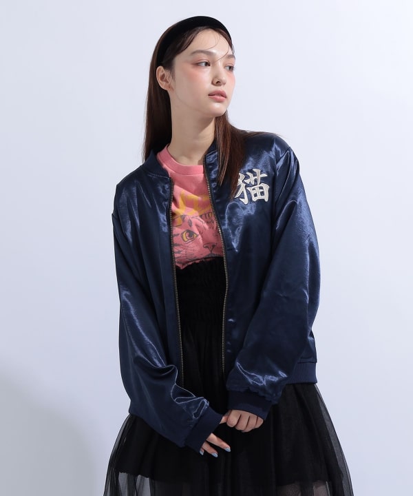 HISS リバーシブル スカジャン Model : H163 B85 W58 H92　Size : L
