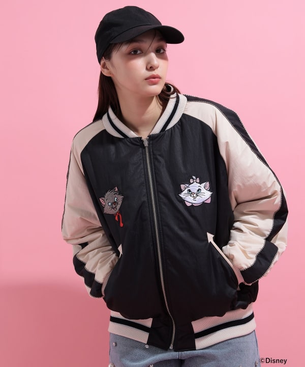 おしゃれキャット / リバーシブル ブルゾン Model : H163 B85 W58 H92　Size : S
