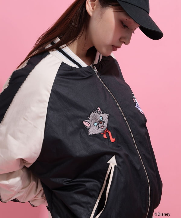 おしゃれキャット / リバーシブル ブルゾン Model : H163 B85 W58 H92　Size : S
