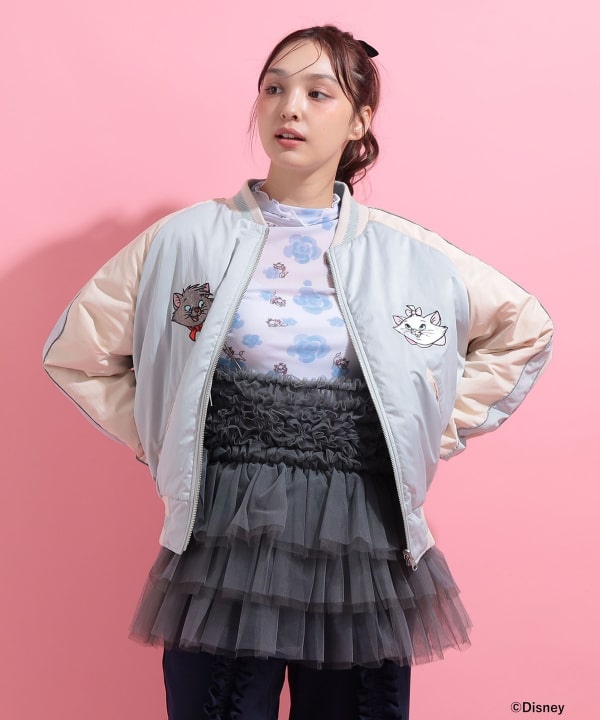 おしゃれキャット / リバーシブル ブルゾン Model : H163 B85 W58 H92　Size : M