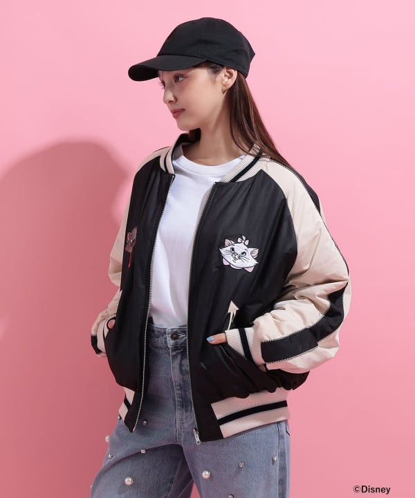 おしゃれキャット / リバーシブル ブルゾン Model : H163 B85 W58 H92　Size : S