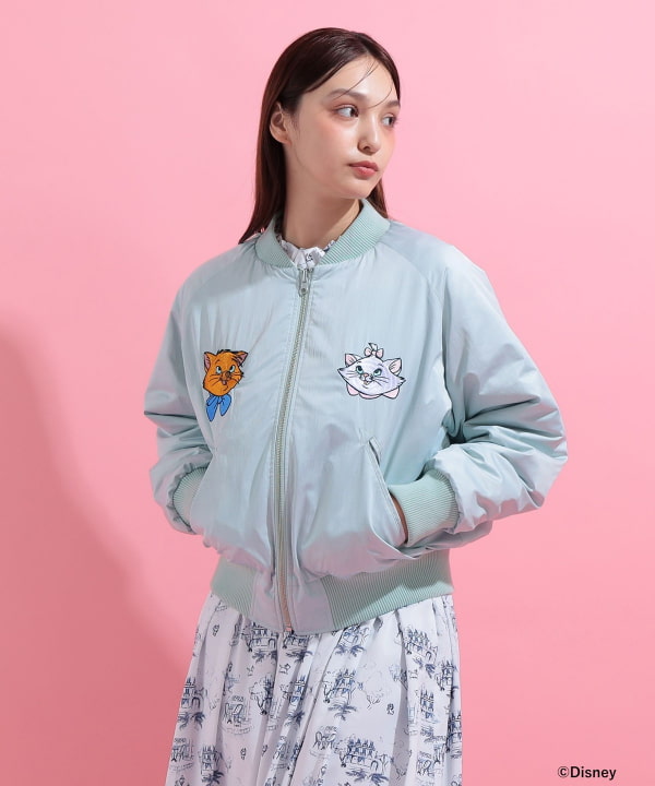 おしゃれキャット / リバーシブル ブルゾン Model : H163 B85 W58 H92　Size : M