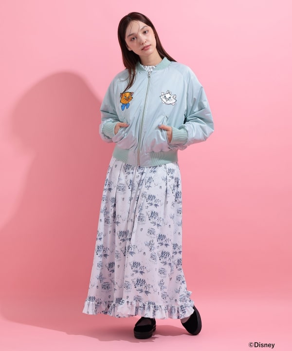 おしゃれキャット / リバーシブル ブルゾン Model : H163 B85 W58 H92　Size : M