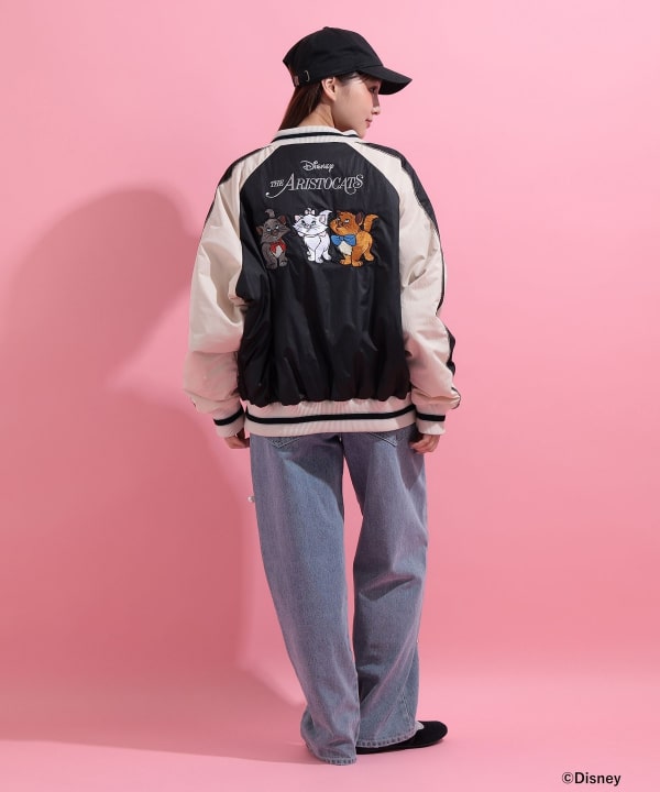 おしゃれキャット / リバーシブル ブルゾン Model : H163 B85 W58 H92　Size : S
