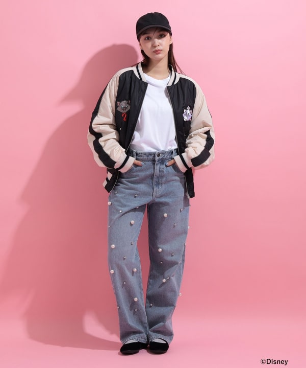 おしゃれキャット / リバーシブル ブルゾン Model : H163 B85 W58 H92　Size : S