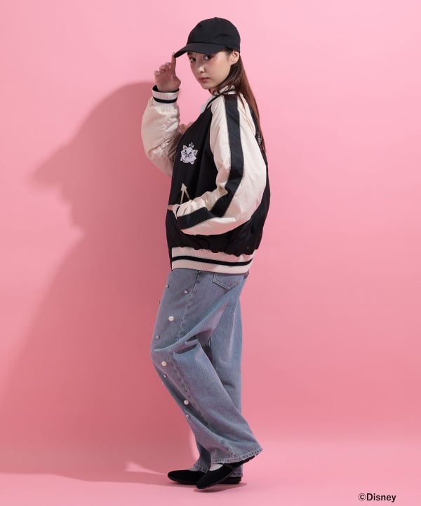 おしゃれキャット / リバーシブル ブルゾン Model : H163 B85 W58 H92　Size : S
