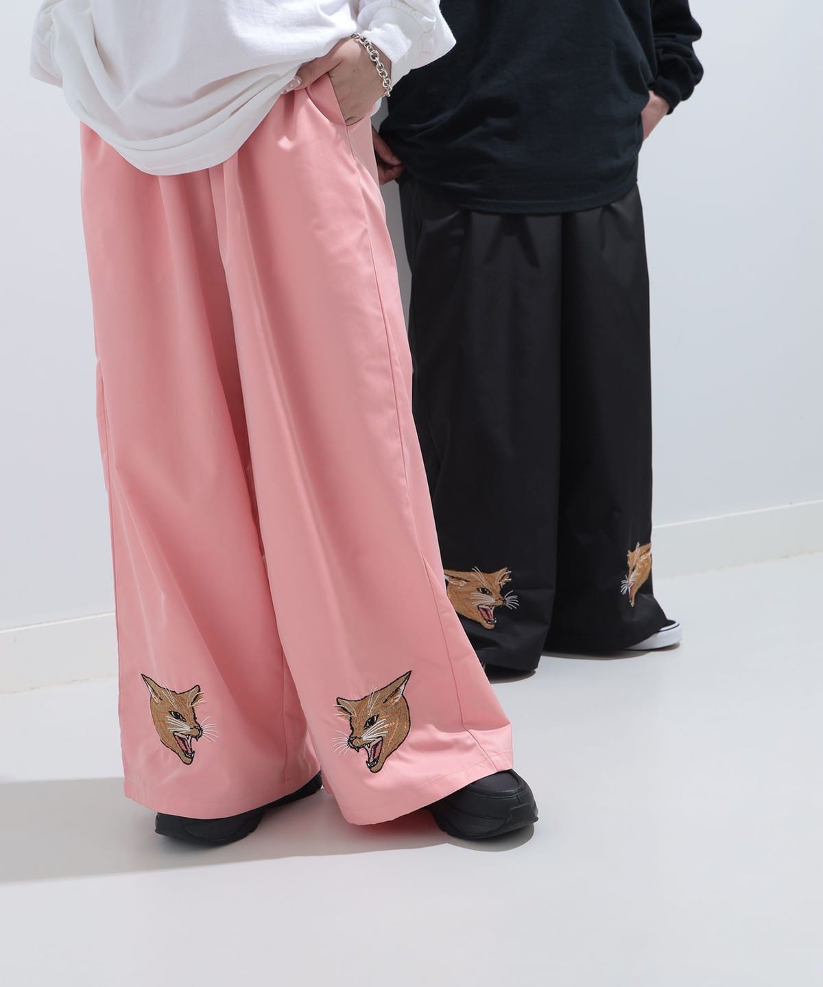 mmts（マミタス）猫刺繍 パンツ（パンツ その他パンツ）通販｜BEAMS