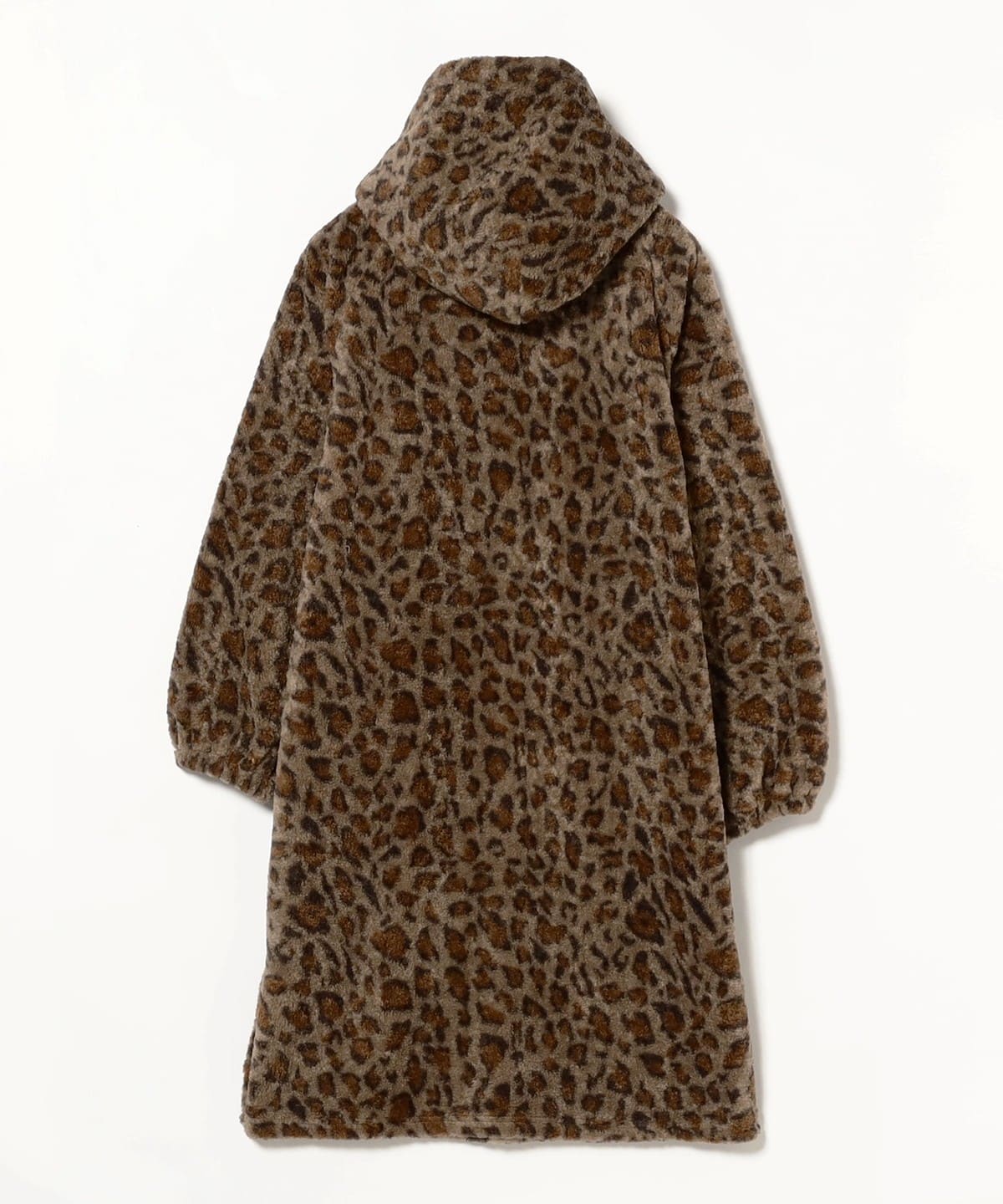 mmts ベンガル猫 ワンピース ヒョウ柄 BEAMS mmts（マミタス）ベンガル ボアフードワンピース（ワンピース