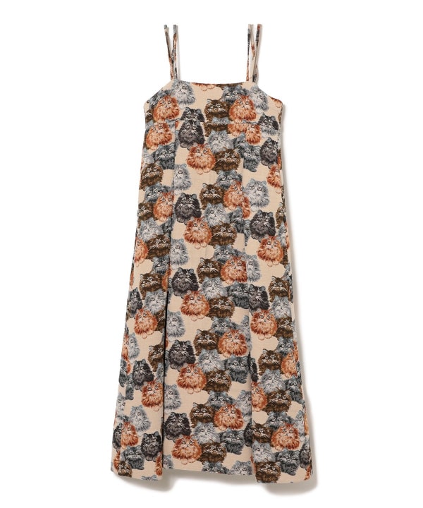mmts（マミタス）猫いっぱい キャミソール ワンピース