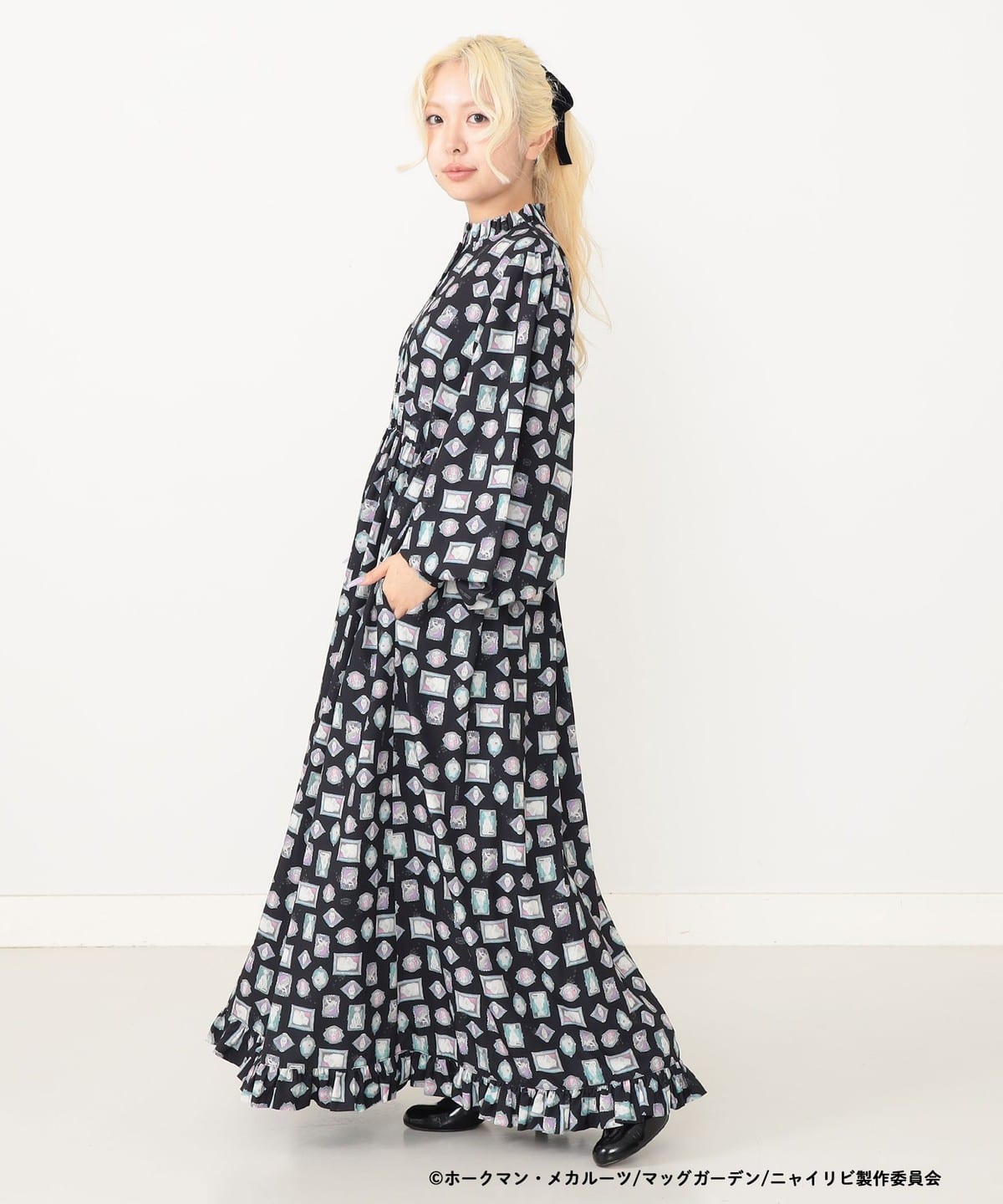 【COLLABORATION】ニャイト・オブ・ザ・リビングキャット / ワンピース ワンピース WOMEN BLACK M 【COLLABORATION】ニャイト・オブ・ザ・リビングキャット / ワンピース ワンピース WOMEN BLACK M