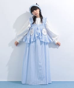 ルビー ストライプ フリル キャミソール ワンピース