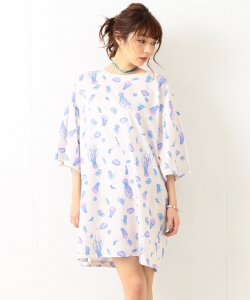 mmts / クラゲ Tシャツワンピース