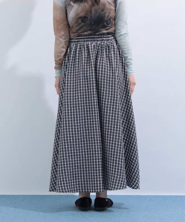 mmts（マミタス）【+10%ポイントUP】ルビー ギンガムチェック ギャザー