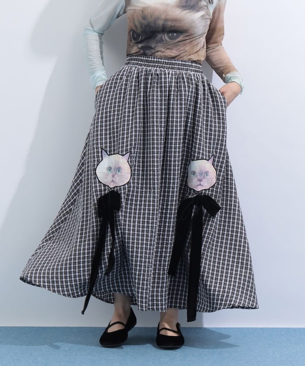 mmts（マミタス）【+10%ポイントUP】ルビー ギンガムチェック ギャザー