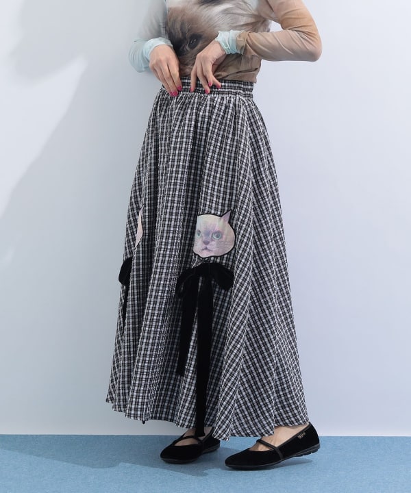 もか様 綿100％】イラストレーターコラボワイドシルエットカットソー【uca U