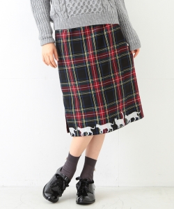 【しょこたん着用】mmts / タータンチェック 巻きスカート