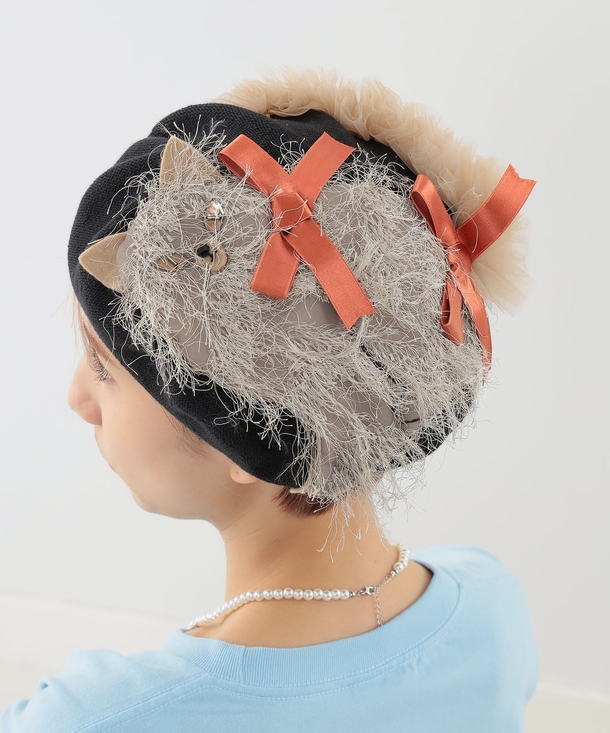 Barairo no Boushi バライロノボウシ / NECOベレー 帽子 WOMEN BLACK ONE SIZE Barairo no Boushi バライロノボウシ / NECOベレー 帽子 WOMEN BLACK ONE SIZE