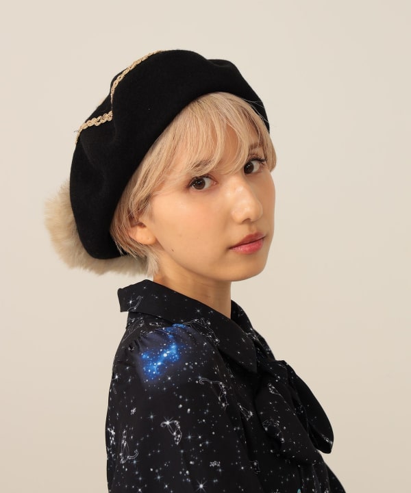 mmts（マミタス）Barairo no Boushi / 鏡の国のNECOベレー（帽子