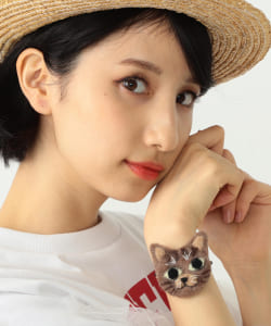 mmts / 猫 ふわふわヘアゴム