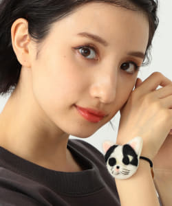 mmts / 猫 ふわふわヘアゴム