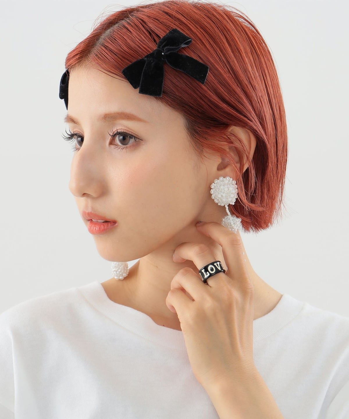 I LOVE CAT.リング アクセサリー WOMEN BLACK ONE SIZE I LOVE CAT.リング アクセサリー WOMEN BLACK ONE SIZE