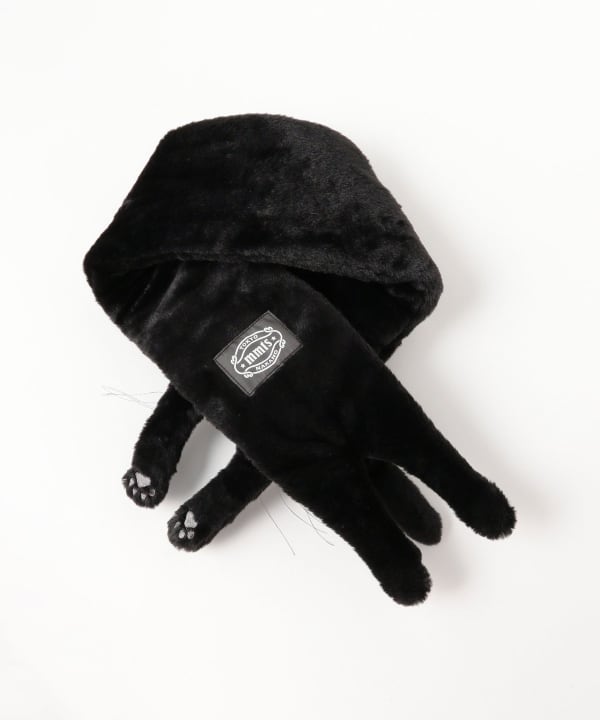 mmts/マミタス×BEAMSビームス 猫　ティペット マフラー グレー 新品 猫ティペット（マフラー）｜mmts（マミタス）のファッション通販